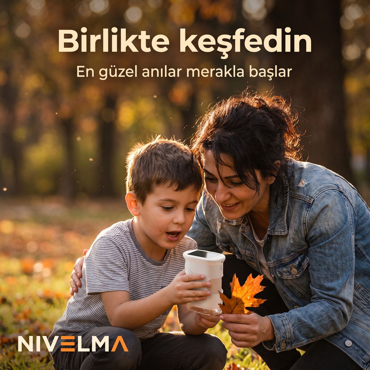 Nivelma Dijital Ekranlı Çocuk Mikroskobu